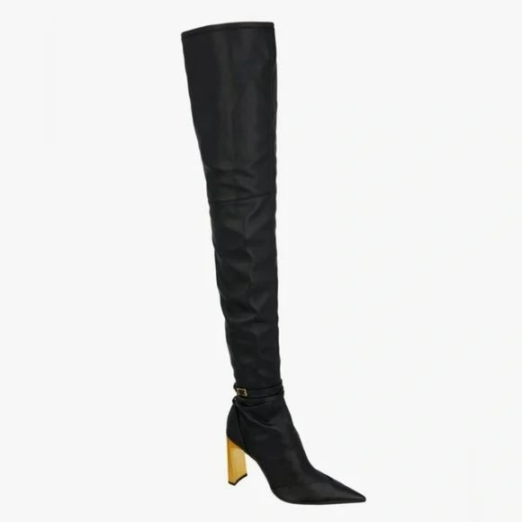 ZARA OVER-THE-KNEE HEELED BOOTS LIMITED EDITION - Picture 14 of 16